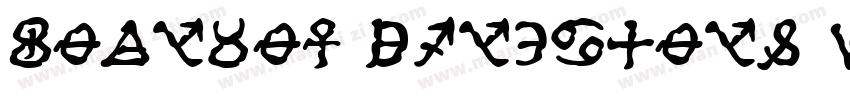 Boardof Directors W00 RgIt Regular字体转换